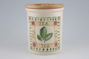 Cloverleaf Antique Herbs Storage Jar + Lid