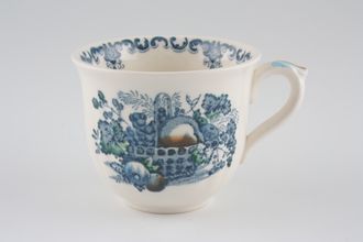 Masons Fruit Basket - Blue Coffee Cup 2 3/4" x 2 1/4"