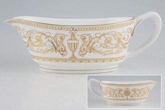 Royal Worcester Hyde Park Sauce Boat Pattern different each side