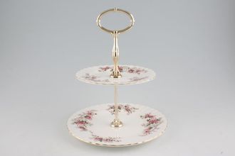 Sell Royal Albert Lavender Rose Cake Stand 2 Tier 8 1/4" x 6 1/4"