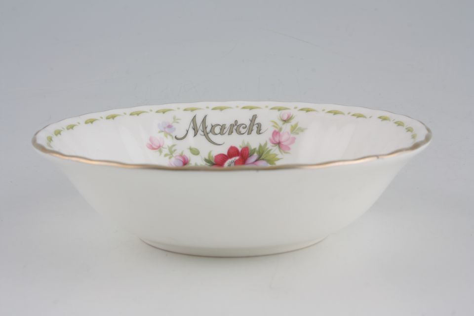 Royal Albert Flower of the Month Series - Montrose Shape Fruit Saucer March - Anemones