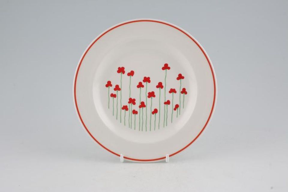Boots Poppies Tea / Side Plate 6 3/4"