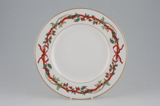 Royal Worcester Holly Ribbons Breakfast / Lunch Plate 9 1/4"