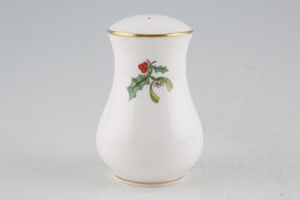 Royal Worcester Holly Ribbons Pepper Pot 3"