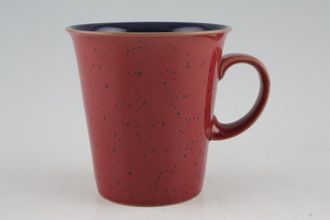 Sell Denby Harlequin Mug Blue inner - Red outer 3 3/4" x 3 3/4"