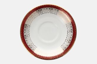 Sell Royal Grafton Majestic - Red Coffee Saucer Deep 5"