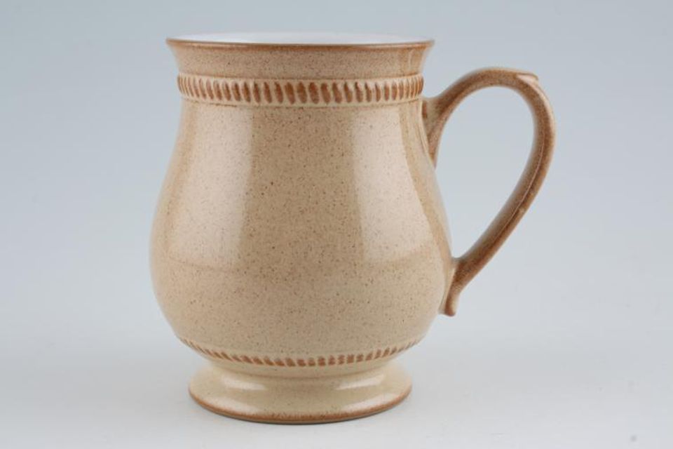 Denby Solitaire Mugs Mug Sand / Craftsman Shape 3 1/4" x 4 1/4"