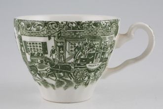Johnson Brothers Coaching Scenes - Green Teacup 3 3/8" x 2 5/8"