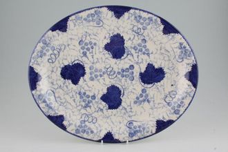 Poole Blue Vine Oval Platter 14 1/4"