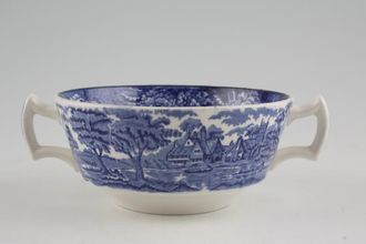 Wood & Sons English Scenery - Blue Soup Cup 2 Handles