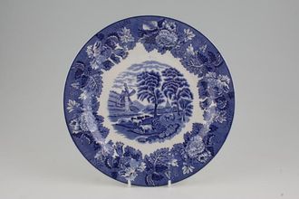 Sell Wood & Sons English Scenery - Blue Breakfast / Lunch Plate Cattle 9"