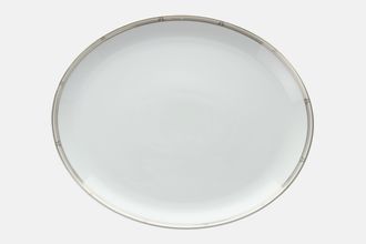 Royal Worcester Mondrian - Cream and White Oval Platter 15"