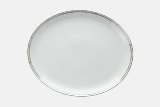 Royal Worcester Mondrian - Cream and White Oval Platter 15"