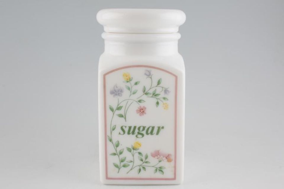 Johnson Brothers Summer Chintz Storage Jar + Lid Sugar. Pyrex 7"