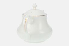 Queen Anne White with Thin Gold Line Teapot thumb 2