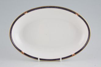 Royal Worcester Carina - Blue Pickle Dish Oval 7 3/4"