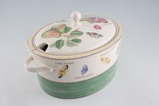 Wedgwood Sarah's Garden Soup Tureen + Lid Green - Cut Out In Lid thumb 2