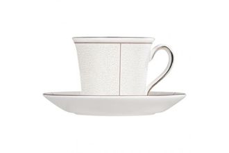 Sell Wedgwood Shagreen Coffee Cup White - Platinum Edge
