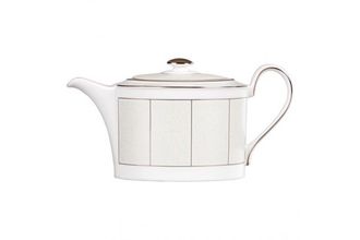 Sell Wedgwood Shagreen Teapot White - Platinum Edge