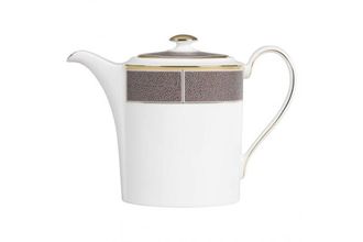Sell Wedgwood Shagreen Coffee Pot Cocoa - Gold Edge 1 3/4pt