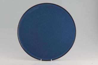 Denby Midnight Round Platter Cake Plate - plain blue 12 1/2"