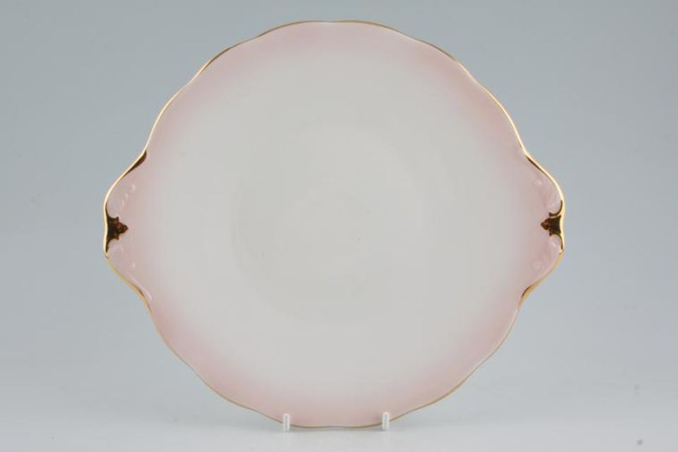 Royal Albert Rainbow - Hampton Shape Cake Plate Pink 9 3/4"