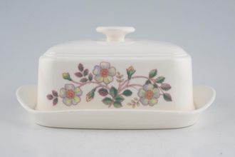Sell Marks & Spencer Autumn Leaves Butter Dish + Lid Melamine - Pattern on Side of the Lid