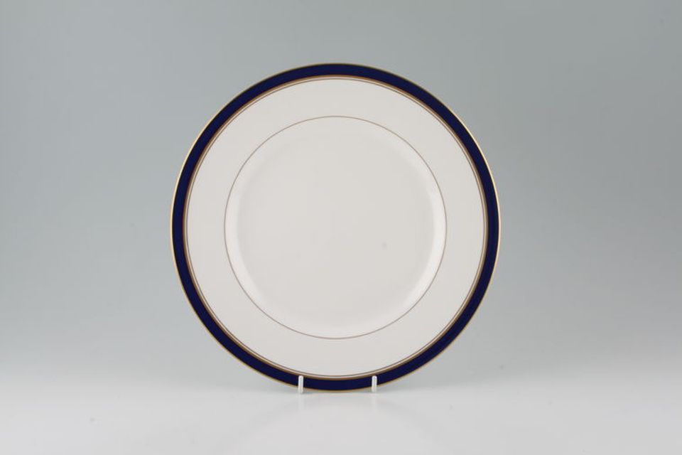Royal Worcester Howard - Cobalt Blue - gold rim Tea / Side Plate Made Abroad 6 1/4"