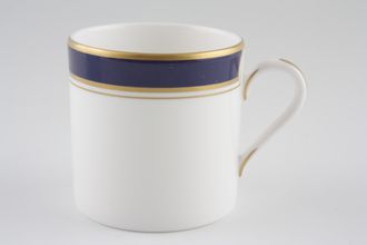 Royal Worcester Howard - Cobalt Blue - gold rim Coffee/Espresso Can Made Abroad 2 1/2" x 2 1/2"