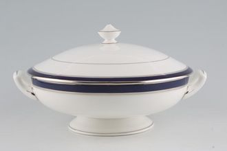 Sell Royal Worcester Howard - Cobalt Blue - silver rim Vegetable Tureen with Lid Made Abroad