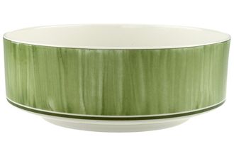 Villeroy & Boch Flora Salad Bowl Pasta Bowl. Green Sides 9 5/8" x 3 1/2"