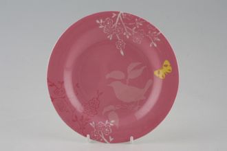 Portmeirion Dawn Chorus Tea / Side Plate Pink 7"