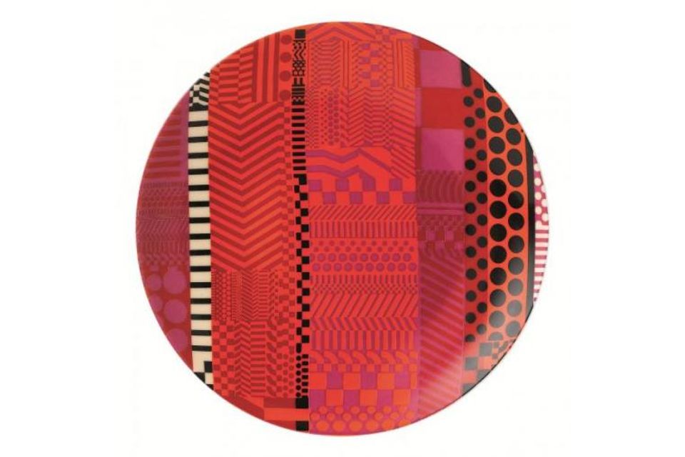 Royal Doulton Paolozzi Tea / Side Plate Red 6 3/4"