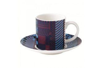 Royal Doulton Paolozzi Espresso Saucer Blue - Saucer Only