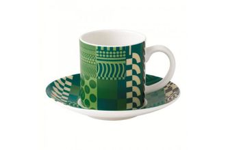 Sell Royal Doulton Paolozzi Espresso Saucer Green - Saucer Only