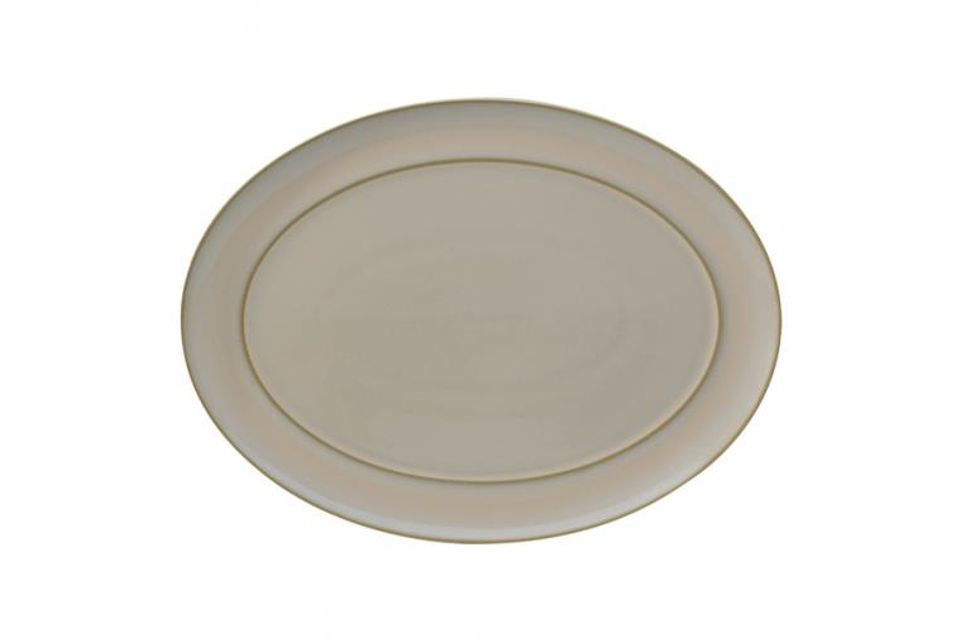 Denby Natural Pearl Oval Platter 15 3/4"