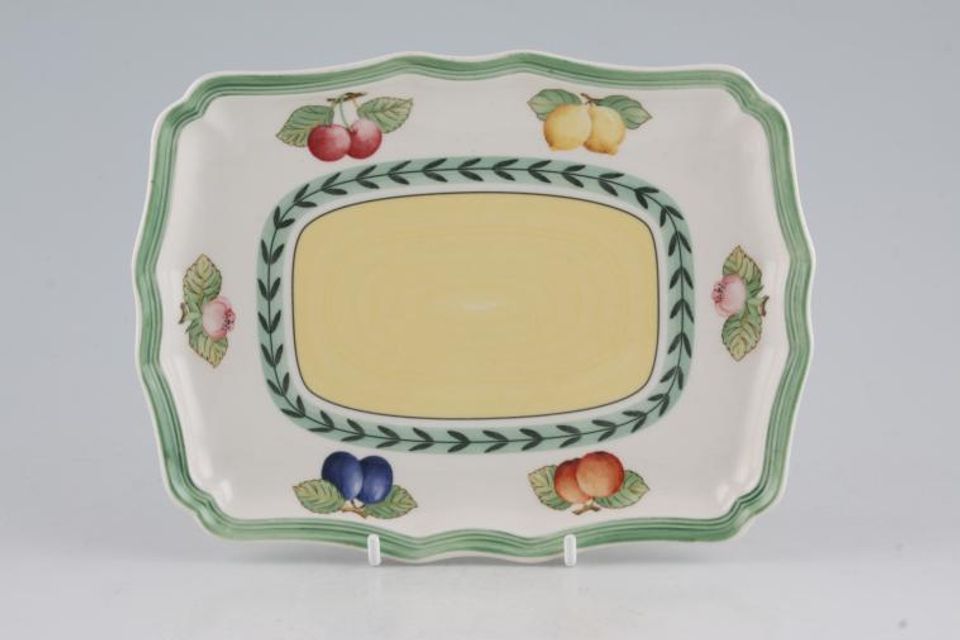 Villeroy & Boch French Garden Butter Dish Base Only Fleurence 7 3/4"