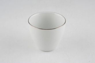 Sell Thomas Medaillon Platinum Band - White with Thin Silver Line Egg Cup Not Ridged Inside