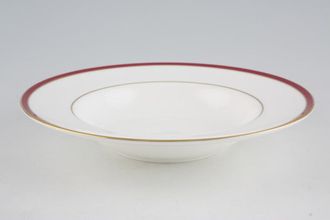 Minton Saturn - Red Rimmed Bowl 8"