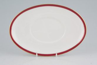 Minton Saturn - Red Sauce Boat Stand