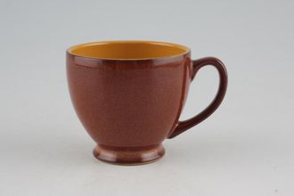 Denby Spice Coffee Cup Brown/Mustard 2 3/4" x 2 3/8"