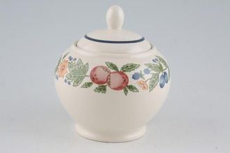 Staffordshire Canterbury Sugar Bowl - Lidded (Tea) Size represents height 3 1/2"
