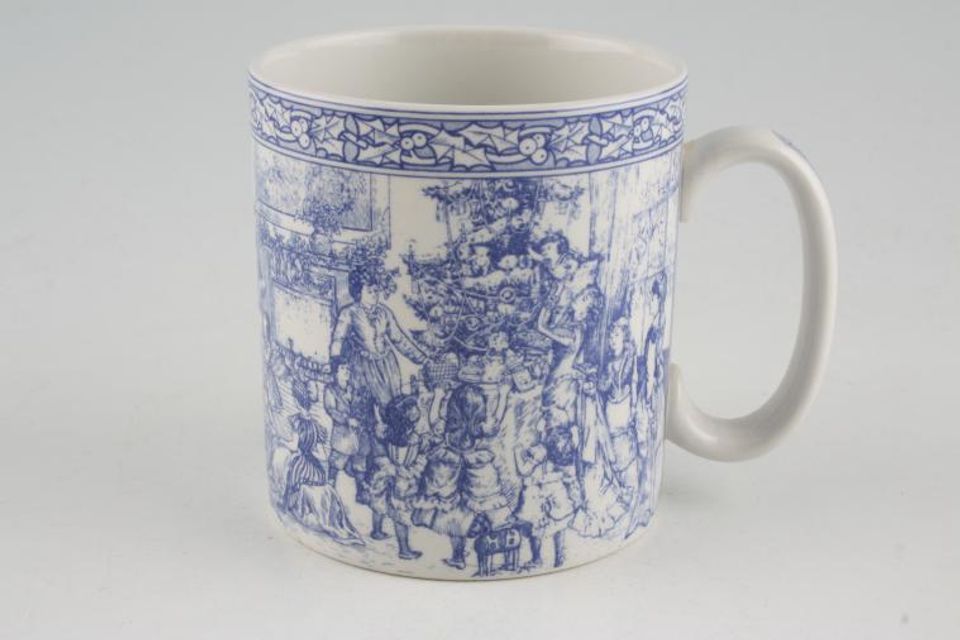 Spode Blue Room Collection Mug Christmas Mug - Number 6 3" x 3 3/8"