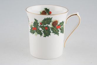 Sell Queens Yuletide Mug 3 thin gold line on handle 3" x 3 3/8"