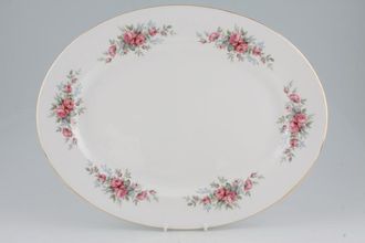 Royal Standard Rambling Rose Oval Platter 15 1/4"