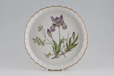 Spode Stafford Flowers - Y8519 Flan Dish Iris 8 3/4" thumb 2