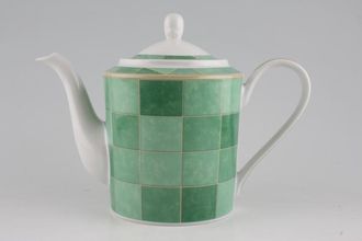 TTC Green Squares - Topchoice Teapot 2pt
