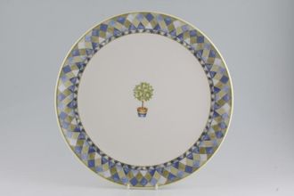 Sell Royal Doulton Carmina - T.C.1277 Round Platter Diamond Pattern, Lemon Tree 13 3/8"