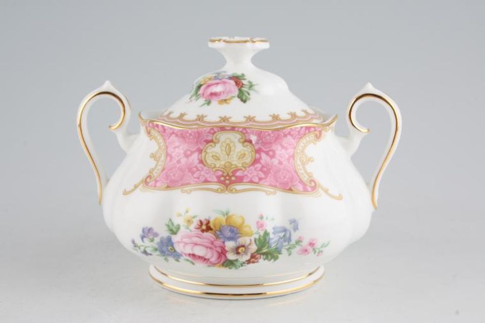 Royal Albert Lady Carlyle Sugar Bowl - Lidded (Tea) Made Abroad