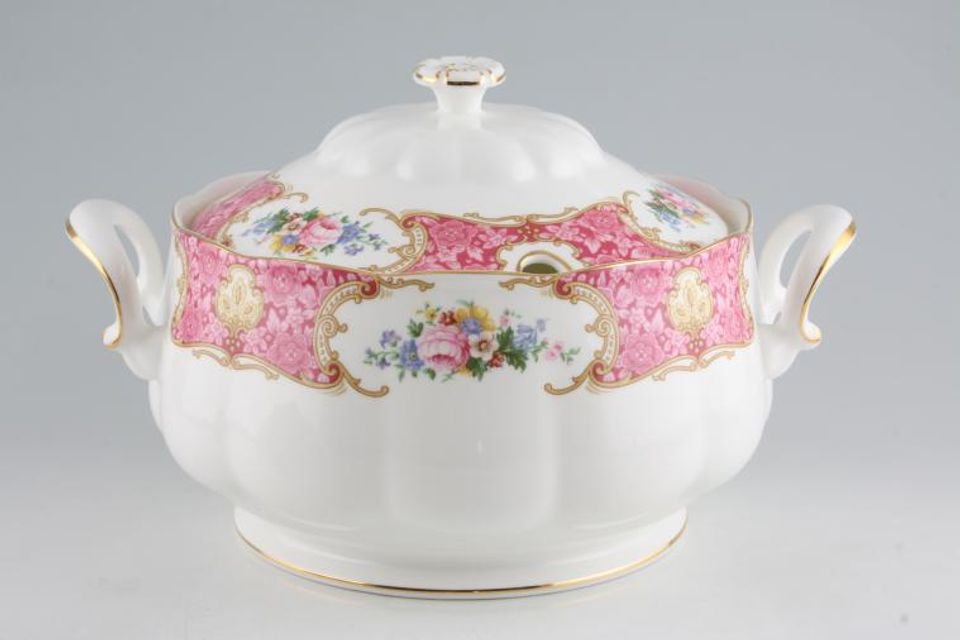 Royal Albert Lady Carlyle Soup Tureen + Lid Made Abroad